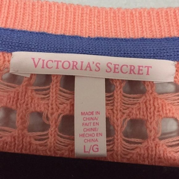 Victoria secret Knit pullover sweater cover up L - Picture 3 of 4